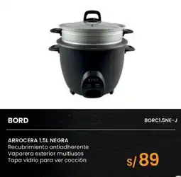 Tiendas EFE Bord arrocera 1.5l negra oferta