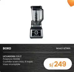 Tiendas EFE Bord licuadora 1.9 lt oferta