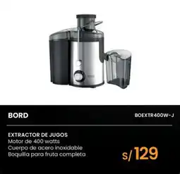 Tiendas EFE Bord extractor de jugos oferta