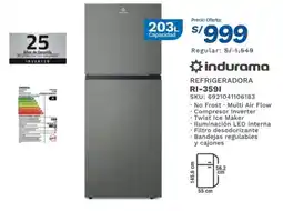 El Gallo Más Gallo indurama refrigeradora ri-359i oferta