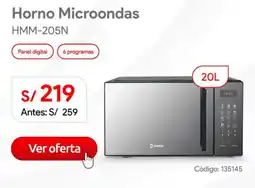 Hiraoka Amiran horno microondas oferta