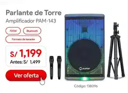 Hiraoka Parlante de Torre Amplificador oferta