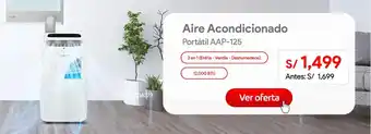 Aire acondicionado portátil aap-125