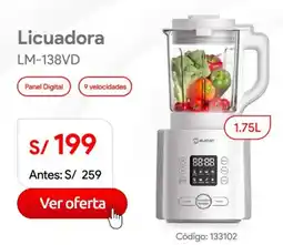 Hiraoka Amray licuadora lm-138vd oferta