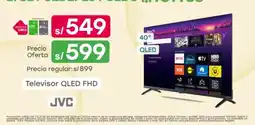 Tottus JVC televisor qled fhd 40" oferta