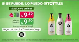 Tottus Dan Lac yogurt natural y frutado oferta