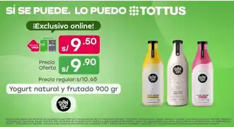 Dan Lac yogurt natural y frutado