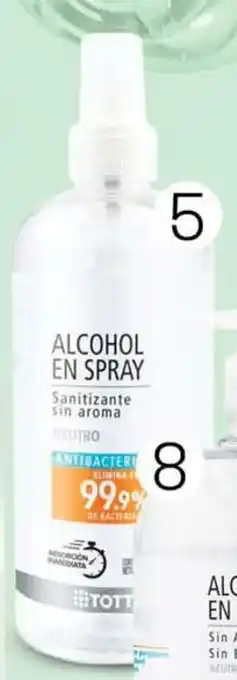 Tottus Alcohol en Spray Tottus 385ml oferta