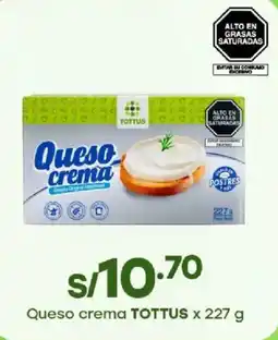 Tottus Tottus queso crema oferta