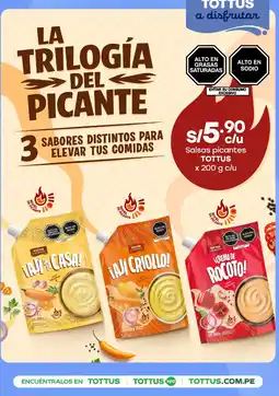 Tottus Tottus la trilogía del picante oferta