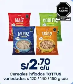 Tottus Cereales inflados TOTTUS oferta