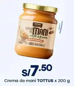 Tottus Tottus crema de maní oferta