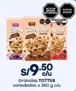Tottus Granolas TOTTUS oferta