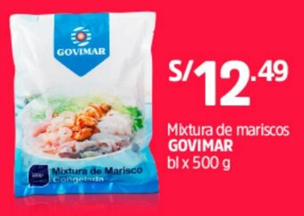 Plaza Vea Mixtura de Mariscos Govimar 500g oferta