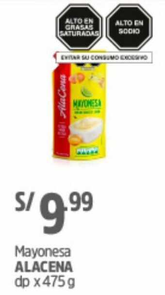 Plaza Vea Mayonesa Alacena 475g oferta