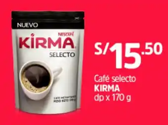 Plaza Vea Café Selecto Kirma 170g oferta