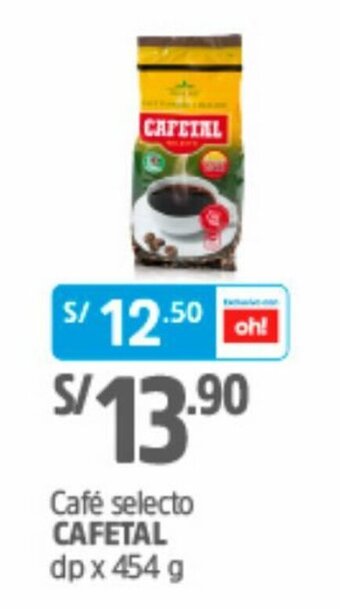 Plaza Vea Café Selecto Cafetal 454g oferta