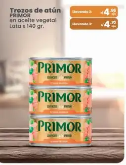 Vega Primor trozos de atun en aceite vegetal oferta