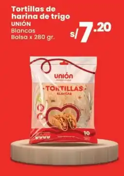 Vega Unión tortillas de harina de trigo blancas oferta