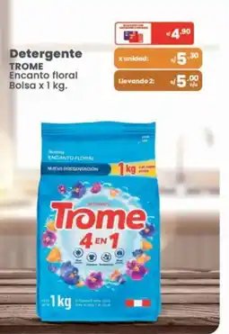 Vega Trome detergente encanto floral oferta
