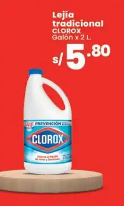 Vega Clorox lejía tradicional oferta