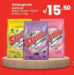 Vega Sapolio Detergente Bebé, limón o floral oferta