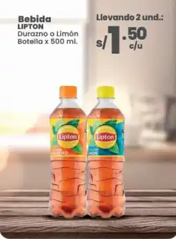 Vega Lipton bebida durazno o limón oferta