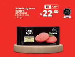 Vega Otto Kunz hamburguesas de res oferta
