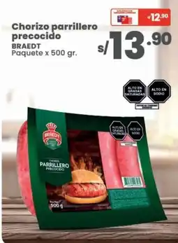 Vega Braedt chorizo parrillero precocido oferta