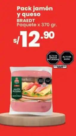 Vega Braedt pack jamón y queso oferta
