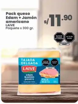 Vega Laive tajada delgada edam & jamón pizzero oferta