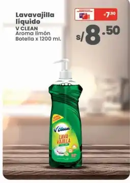 Vega V clean lavavajilla liquido aroma limon oferta