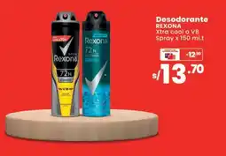 Vega Rexona Desodorante Xtra cool o V8 oferta