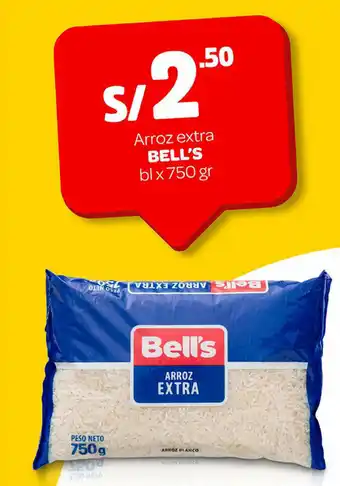 Mass Arroz Extra Bell's 750g oferta