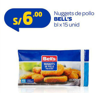 Mass Nuggets de Pollo Bell's 15 unid oferta