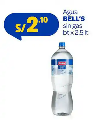 Mass Agua Sin Gas Bell's 2.5L oferta