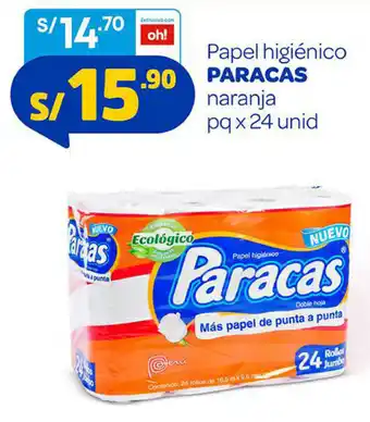 Mass Papel Higiénico Paracas 24 unid oferta