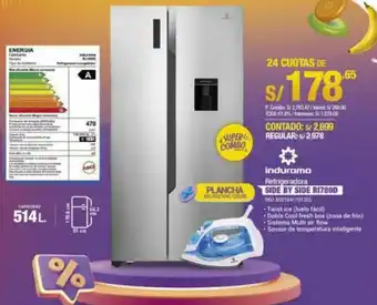 Carsa Indurama Refrigeradora RI789D + Plancha oferta