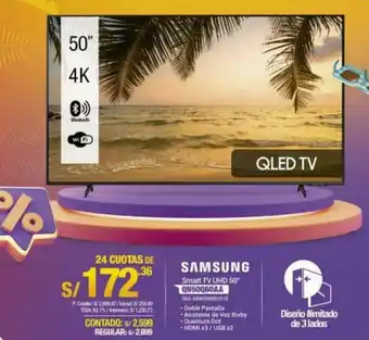 Carsa Samsung Smart TV UHD 50" QN50Q60AA oferta