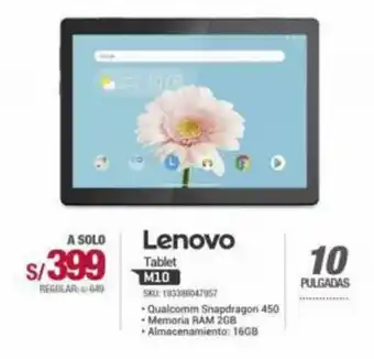 Carsa Lenovo Tablet M10 oferta