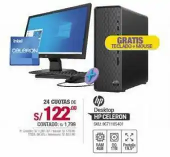 Carsa HP Desktop Celeron oferta