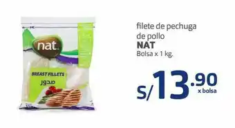 Makro Filete de pechuga de pollo nat bolsa x 1 kg oferta