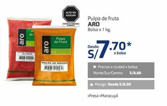 Makro Pulpa de fruta aro bolsa x 1 kg. oferta