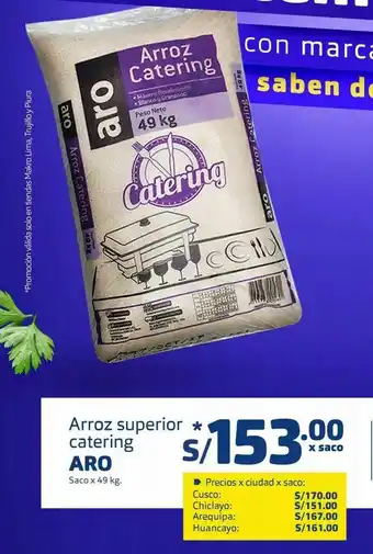 Makro Arroz superior catering aro 49kg oferta