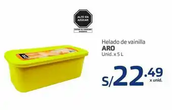 Makro Helado de vainilla aro 5l oferta