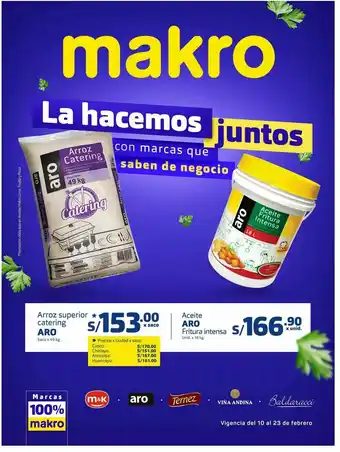 Makro Arroz aro oferta