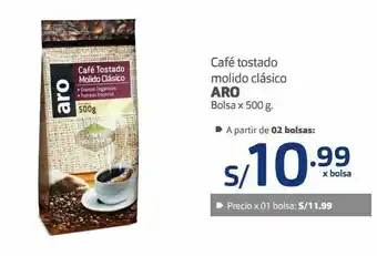 Makro Café tostado molido clásico aro bolsa x 500 g. oferta