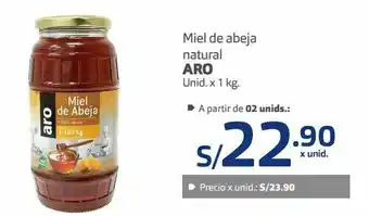 Makro Miel de abeja natural aro unid. x 1 kg oferta