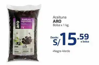Makro Aceituna aro bolsa x 1 kg. oferta
