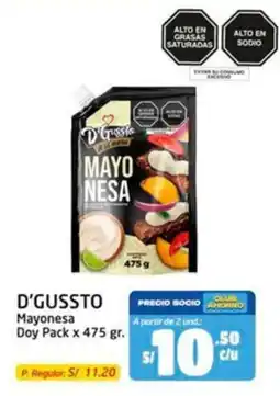 MaxiAhorro D'Gussto mayonesa oferta